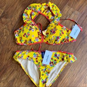 Swimsuits For All Floral Bikini NWT Size 10 $15